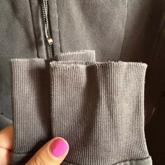 Lululemon Scuba Hoodie Light Cotton Fleece Black Size 4 - Picture 13 of 13